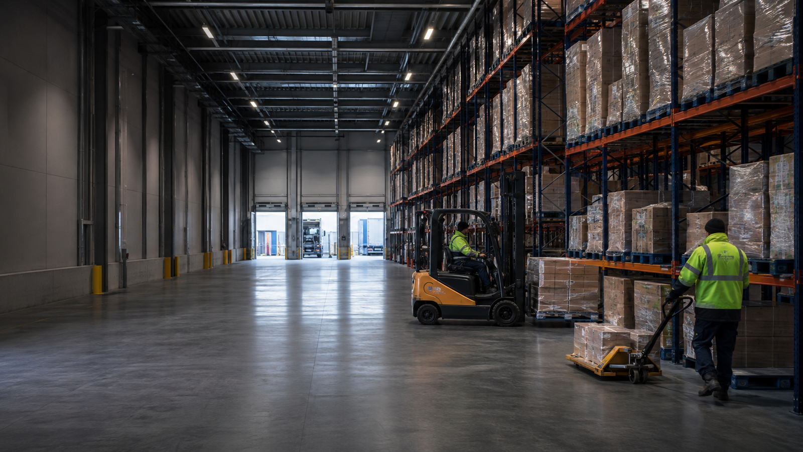Ενδεικτική σύγχρονη αποθήκη logistics